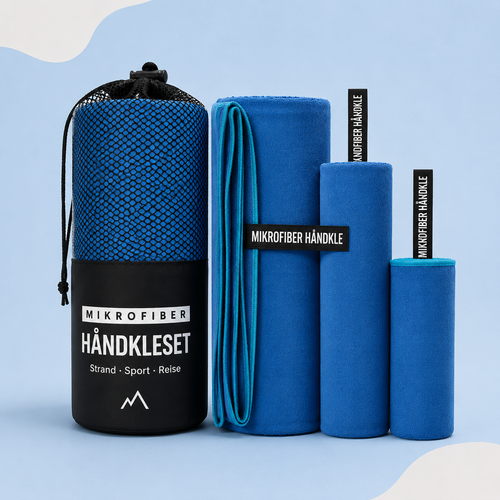 Mikrofiberhåndklær 3-pack